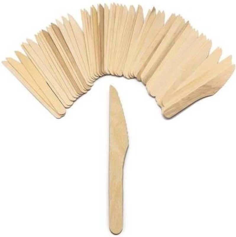 Kapoor stores Wooden Fruit Knife Set(Pack of 100)