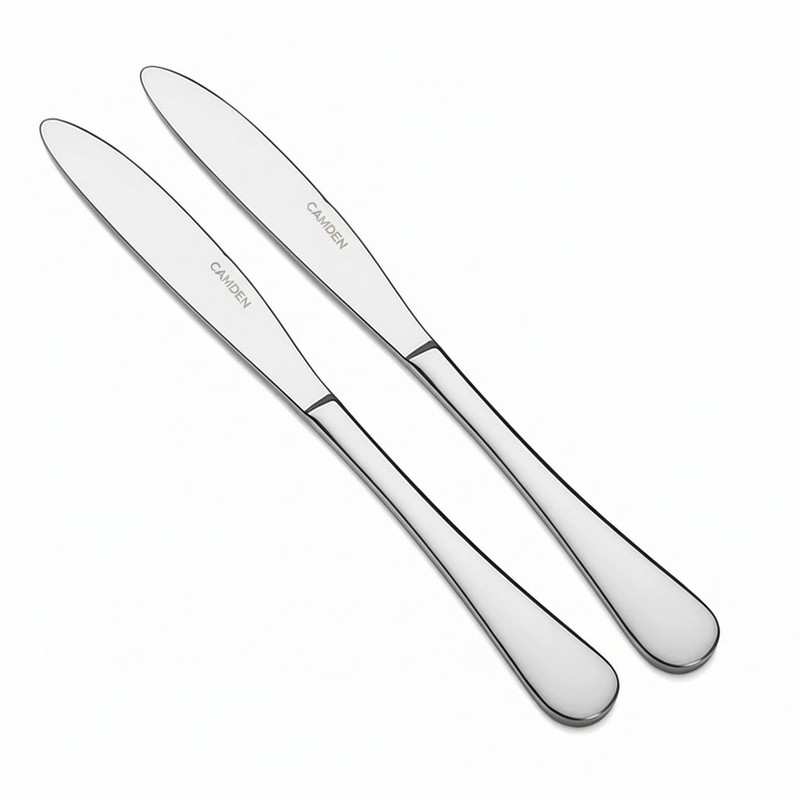 CAMDEN Stainless Steel Butter Knives , Rust Resistant, Ideal for Spreading Butter & Jam Stainless Steel Bread Knife, Butter Spreader Set(Pack of 2)
