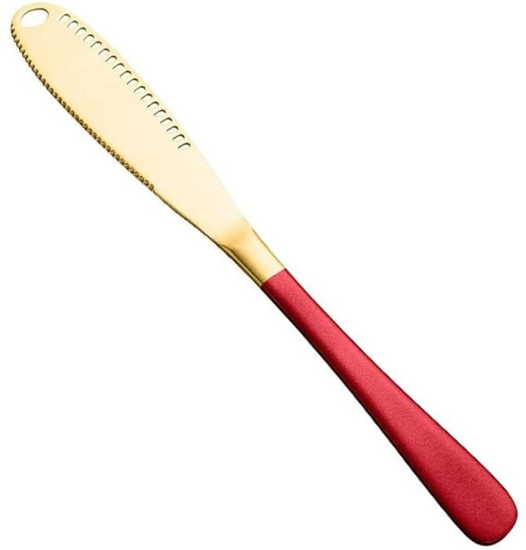 Takositio 3-in-1 Butter Knife with Holes Multifunctional Butter Knife Stainless Steel Bread Knife(Pack of 1)