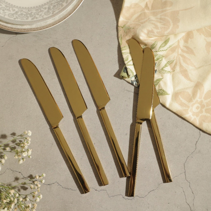 Fably Stainless Steel Table Knife, Dessert Knife Set(Pack of 12)