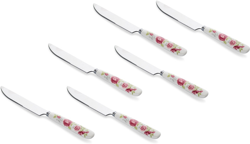 MGeezz Floral Stainless Steel Butter Spreads knife Spreader Set for Home Kitchen Knives Stainless Steel Butter Spreader Set(Pack of 6)