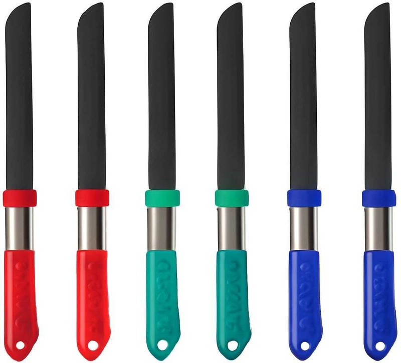 UNAGARRISE Set of 6 Stainless Steel Kitchen Knives for Chopping Vegetables and Fruits Iron Table Knife Set(Pack of 6)