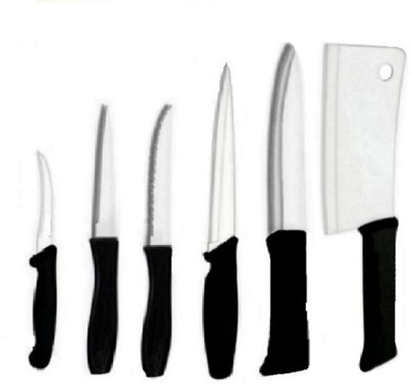 R K ENTERPRISE Knife set SS Knife set for kitchen Stainless Steel Bread Knife, Fruit Knife, Fish Knife, Steak Knife, Table Knife, Dessert Knife Set(Pack of 11)