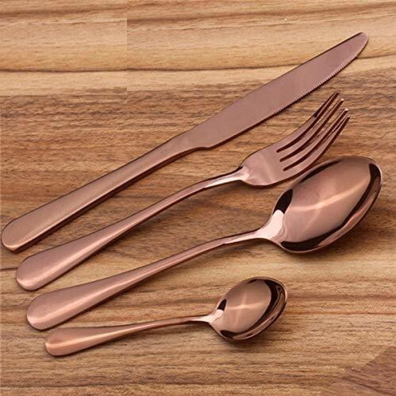 Star Work Kitchen Dinning Cutlery Metal Spoon Set for Luxury Dine Party,Lunch Party Stainless Steel Cutlery Set(Pack of 4)