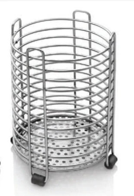 kripton Cutlery Stand Medium Round 3½× 5½ inch Stainless Steel Cutlery Set(Pack of 1)