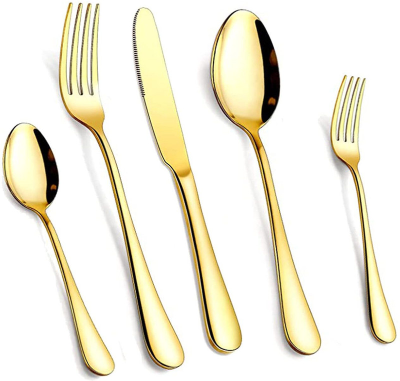 DORMICO Cutlery Set, Dinnerware, Flatware, Stainless Steel Dinner Set Service Stainless Steel Cutlery Set(Pack of 20)