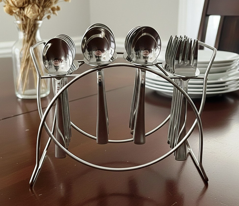 cozy home Stainless Steel Cutlery Set(Pack of 25)