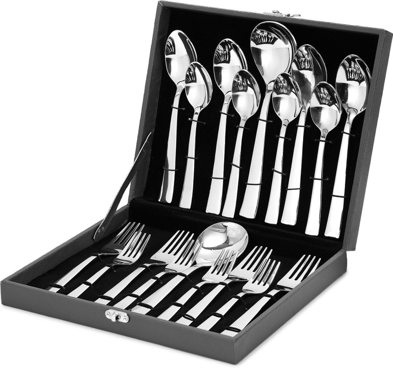 Cutlux 18 Pieces Cutlery Gift Set with Leatherite Box Stainless Steel Cutlery Set(Pack of 18)