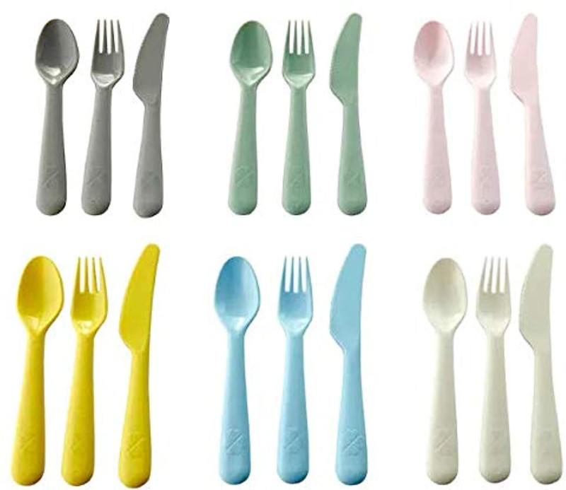 zspan kk01 Plastic Cutlery Set(Pack of 18)