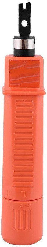 BALRAMA HT-314B Impact Punch Down Tool with 110 Blade & Adjustable Spring for Seating Wi Network Interface Card(Orange)