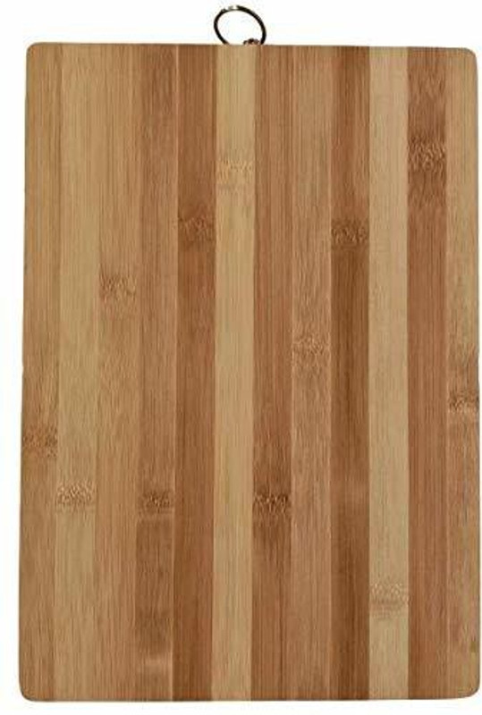 OXOUR Bamboo Wood Professional Vegetable Chopping Plate Cutting Board - 1 No. (32cm X 22cm) /S Wooden Cutting Board(Pack of 1 Dishwasher Safe)