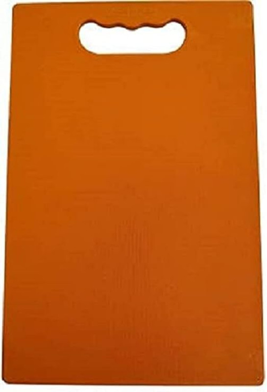 whinsy Brown Plastic Heavy Duty Cutting Board for Kitchen Plastic Cutting Board(Multicolor Pack of 1 Dishwasher Safe)