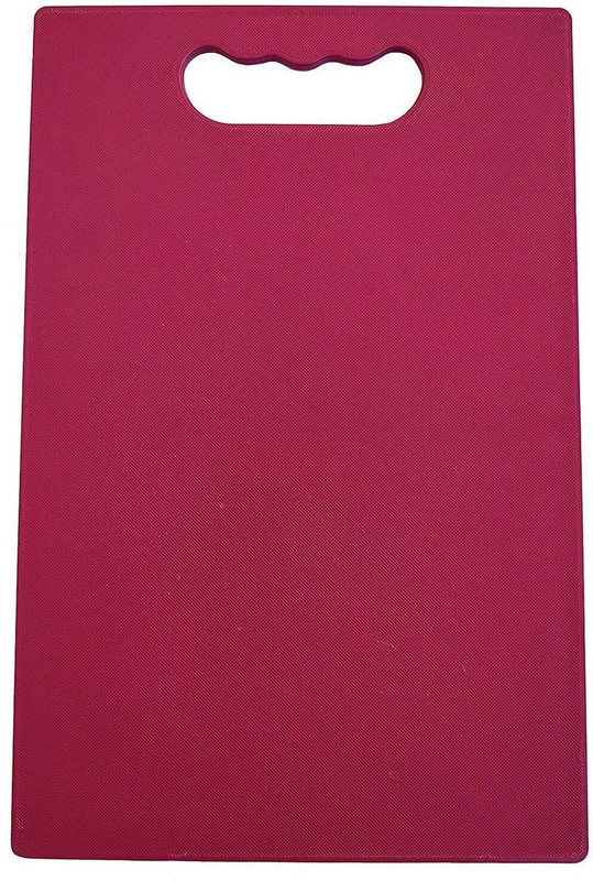Flipkart SmartBuy Chopping Vegetables Fruits for Kitchen Multipurpose Used Plastic Cutting Board(Pink, Multicolor Pack of 1 Dishwasher Safe)