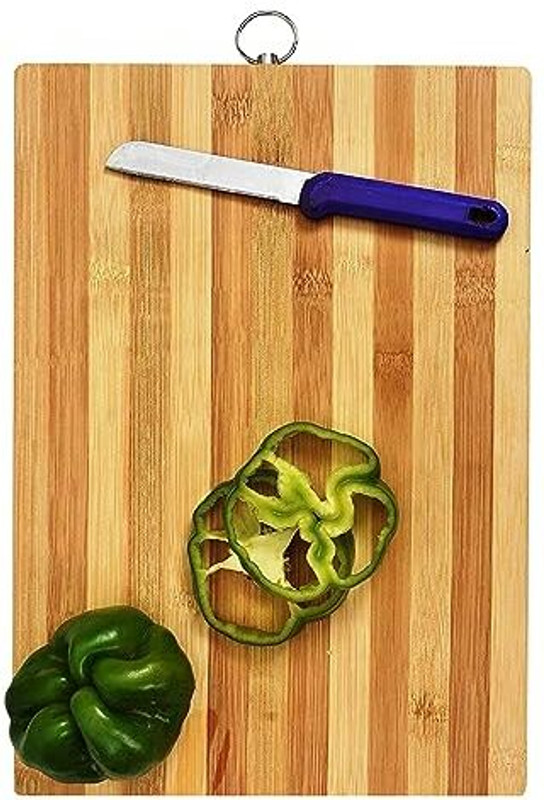 whinsy Heavy Quality Wooden Fruit & Vegetable Reversible Chopping Cutting Board Wooden Cutting Board(Brown Pack of 1 Dishwasher Safe)
