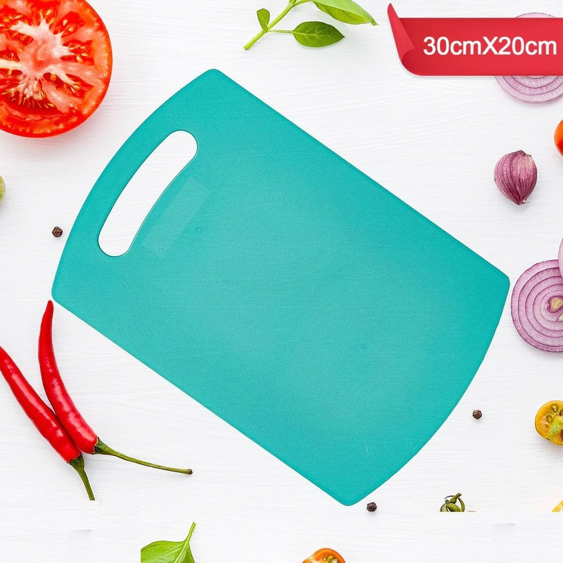 AWARANSIA Vegetable Fruits Chopping Board for Kitchen Plastic Cutting Board(Green Pack of 1 Dishwasher Safe)