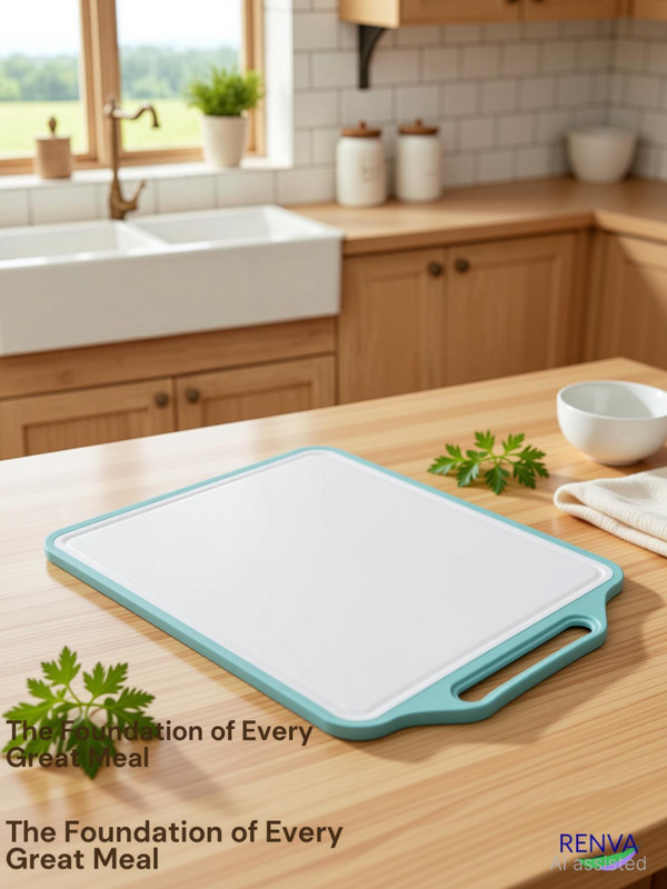 RENVA Stainless Steel Cutting Board(Pack of 1)