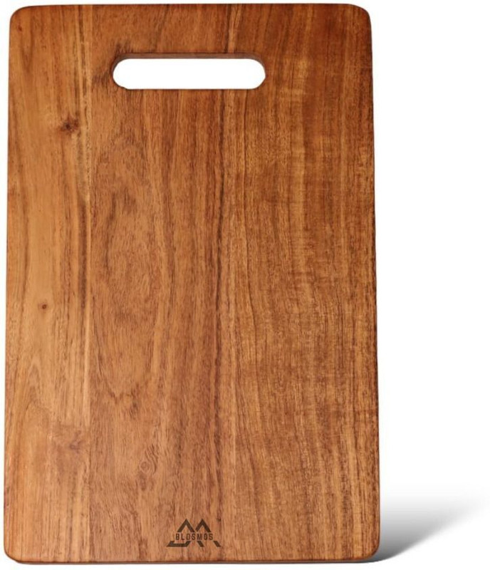 Flipkart SmartBuy Mango Wood Chopping Board for Vegetable & Fruits Chopper Cutting Board Wooden Cutting Board(Brown Pack of 1 Dishwasher Safe)