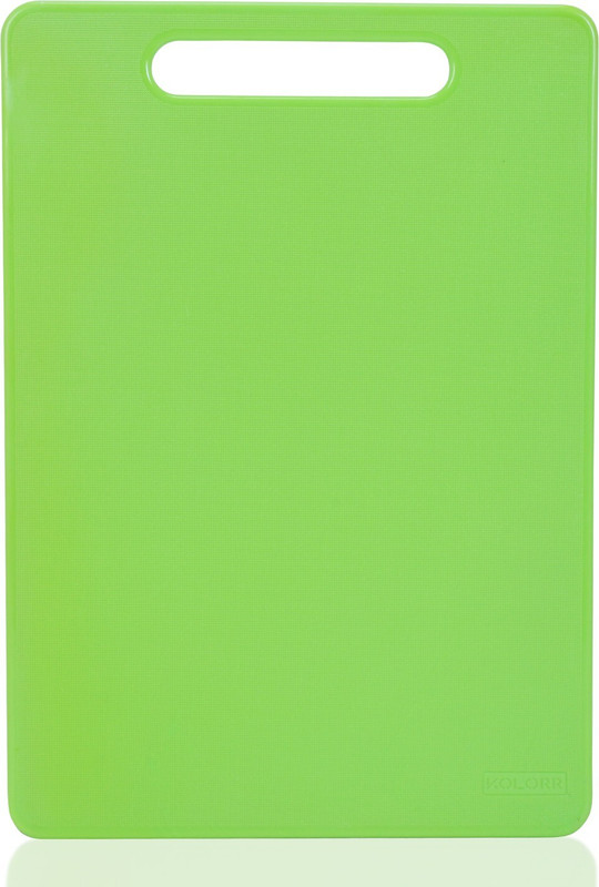 KOLORR Home Mate Large Pack of 1 Green Plastic Cutting Board(Green Pack of 1 Dishwasher Safe)
