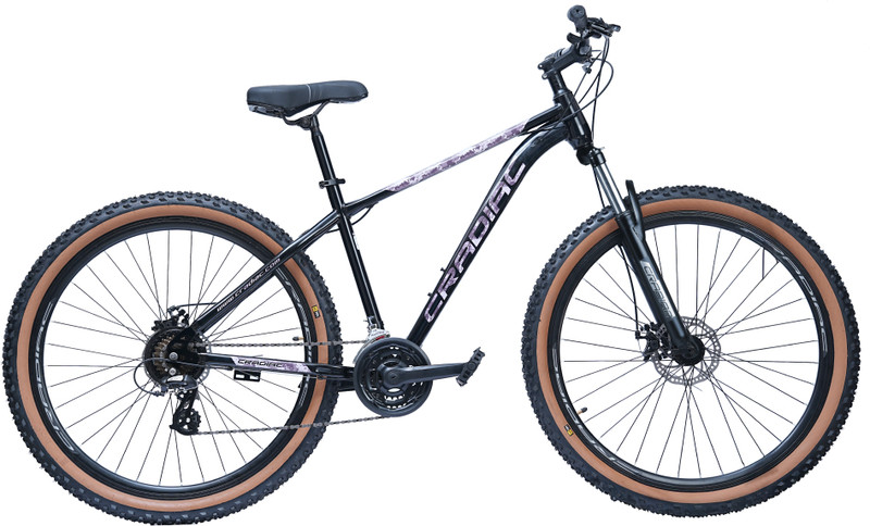 CRADIAC HUSTLER X7 7 SPEED|FRONT SUSPENSION FORK| DUAL DISC BRAKE|shimano gears 29 T (inch) Mountain Cycle(7 Gear, Grey, Only Front Suspension)
