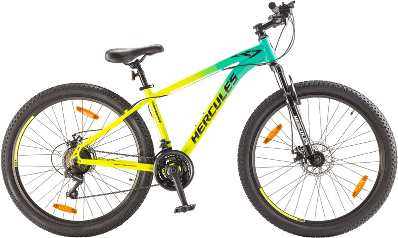 HERCULES TOP GEAR-A27 XR1 27.5 T (inch) Mountain Cycle(21 Gear, Multicolor, Front Rigid & Rear Suspension)