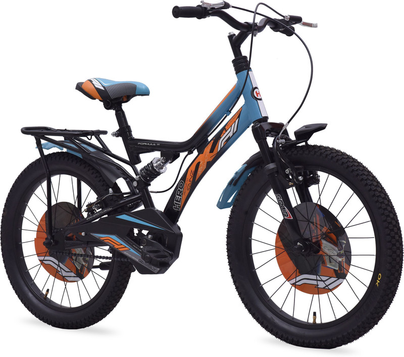 HERO F11 20 T (inch) Roadster Cycle(Single Speed, White, Black, Dual Suspension)