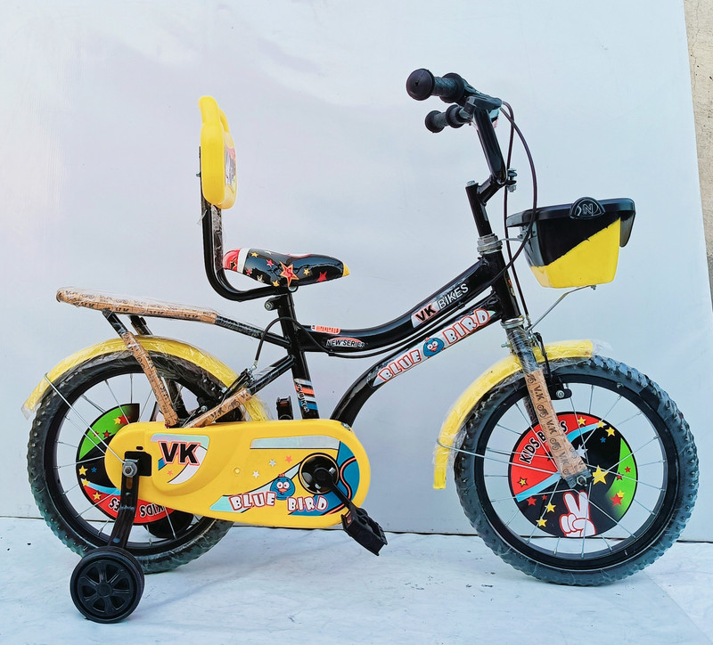 LITTLE WHEELZ KIDS ZONE BICYCLE 16 T ZOOM (M.RIM) YELLOW (FOR 4 TO 5 YEAR KIDS BABY) 16 T (inch) Recreation Cycle(Single Speed, Yellow, Rigid)