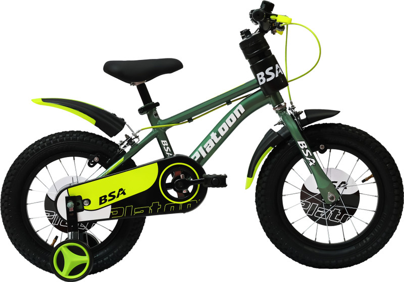 BSA Platoon 14 T (inch) Road Cycle(Single Speed, Green, Rigid)