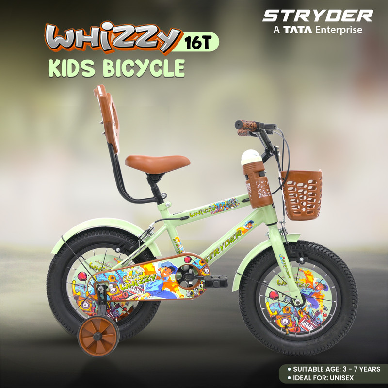 STRYDER Forester IC 20" Kids Bicycle | 20 T (inch) BMX Cycle(Single Speed, Green, Rigid)