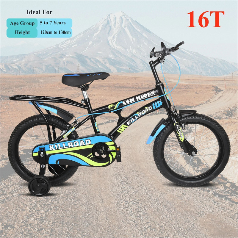 xaipro plus 16T KILLROAD | 4 to 6 Years Kids | Premium Quality |Semi Assembled 16 T (inch) Road Cycle(Single Speed, Multicolor, Rigid)