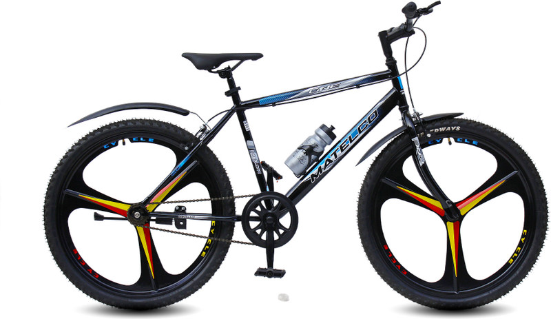 MATELCO ONE MG26 3 SPOKE BLUE 26 T (inch) Mountain Cycle(Single Speed, Blue, Rigid)