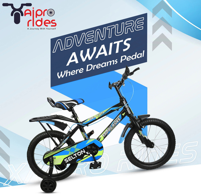 xaipro plus SELTON (M-RIM) SKY BLUE BICYCLE 16 T (inch) BMX Cycle(Single Speed, Multicolor, Rigid)