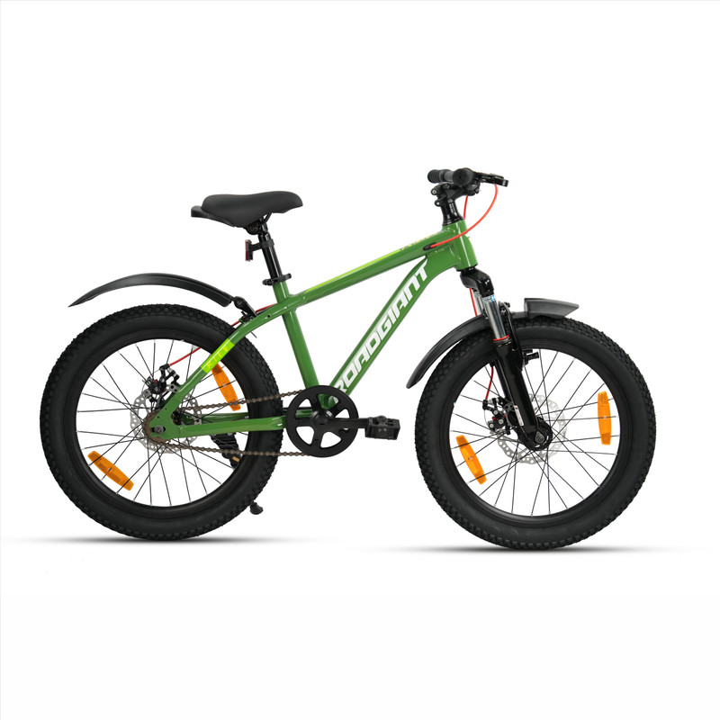 RoadGiant KIEV||20T||DualDiscBrake||AlloyBicycle||FrontSuspension||KidsCycle 20 T (inch) Mountain Cycle(Single Speed, Blue, Only Front Suspension)