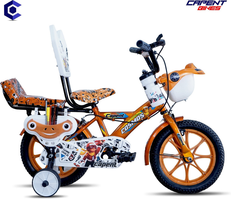 CAPENT Cosmos Cycle for Kids age 3 to 5 Year Boys & Girls 14 T (inch) BMX Cycle(Single Speed, Gold, Rigid)