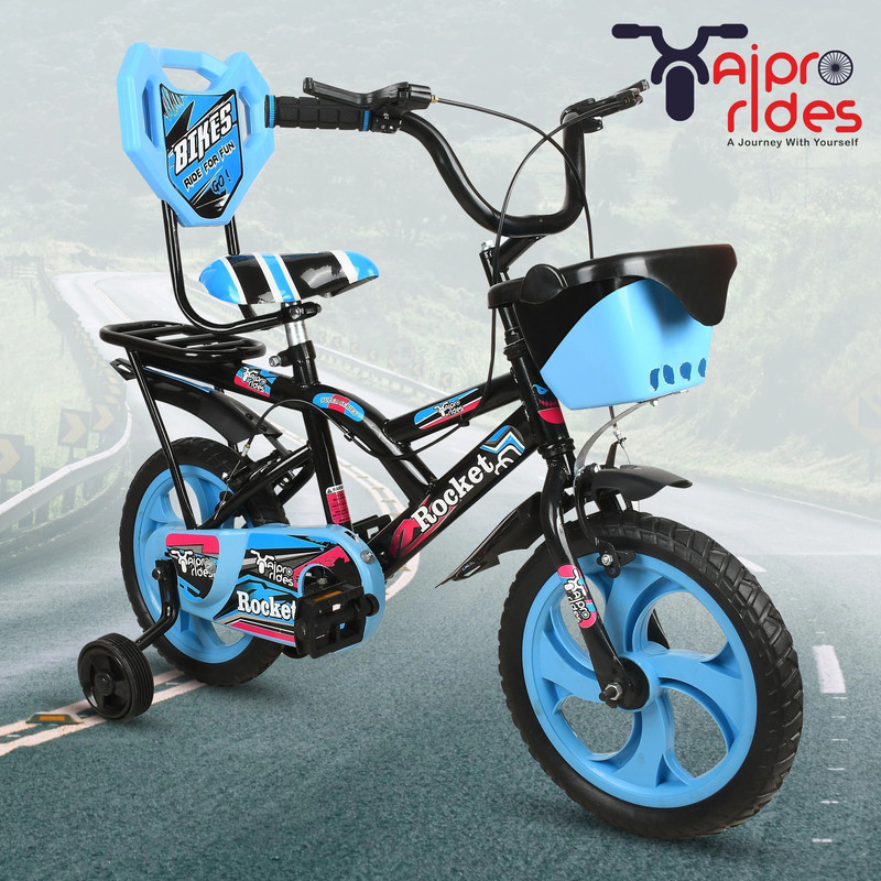 xaipro rides 14t rocky skyblue 14 T (inch) Road Cycle(Single Speed, Blue, Black, Rigid)