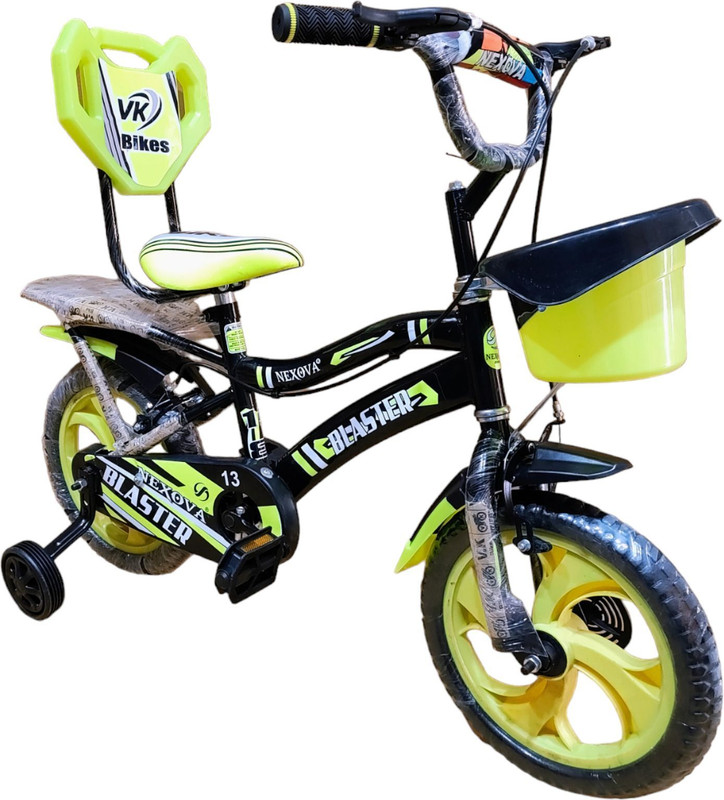 Dugri KIDS 14T BEST BICYCLE WITH BASKET,BACK SEAT,TRAINING WHEEL 14 T (inch) Road Cycle(Single Speed, Pink, Rigid)