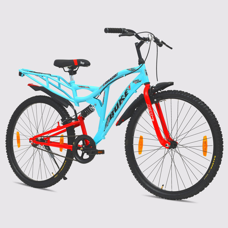 Buke Draco 26T MTB LBlue 26 T (inch) Mountain Cycle(Single Speed, Blue, Rigid)