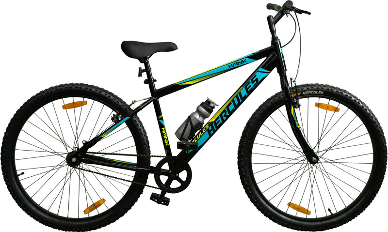 HERCULES Hank 24 T (inch) Mountain Cycle(Single Speed, Black, Rigid)
