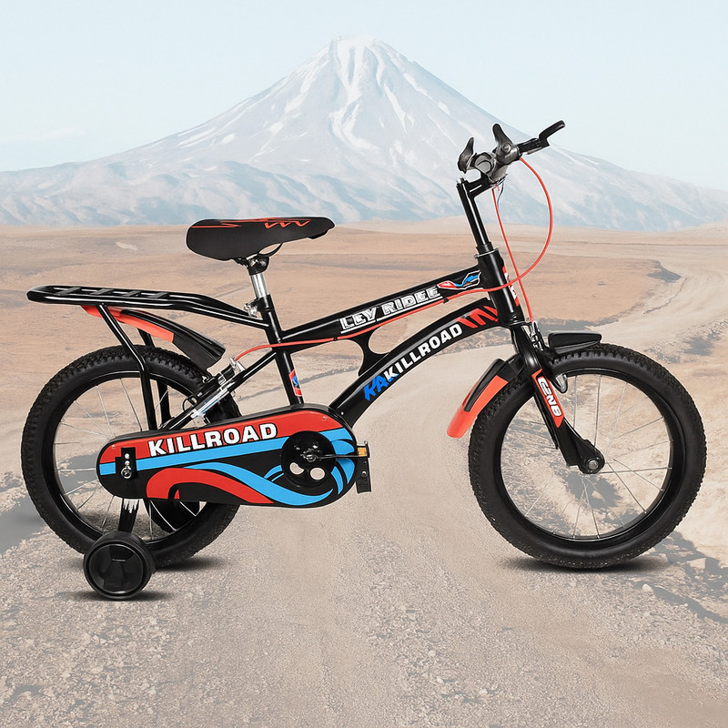 xaipro plus 16T KILLROAD | 4 to 6 Years Kids | Premium Quality |Semi Assembled |Red color 16 T (inch) Road Cycle(Single Speed, Multicolor, Rigid)