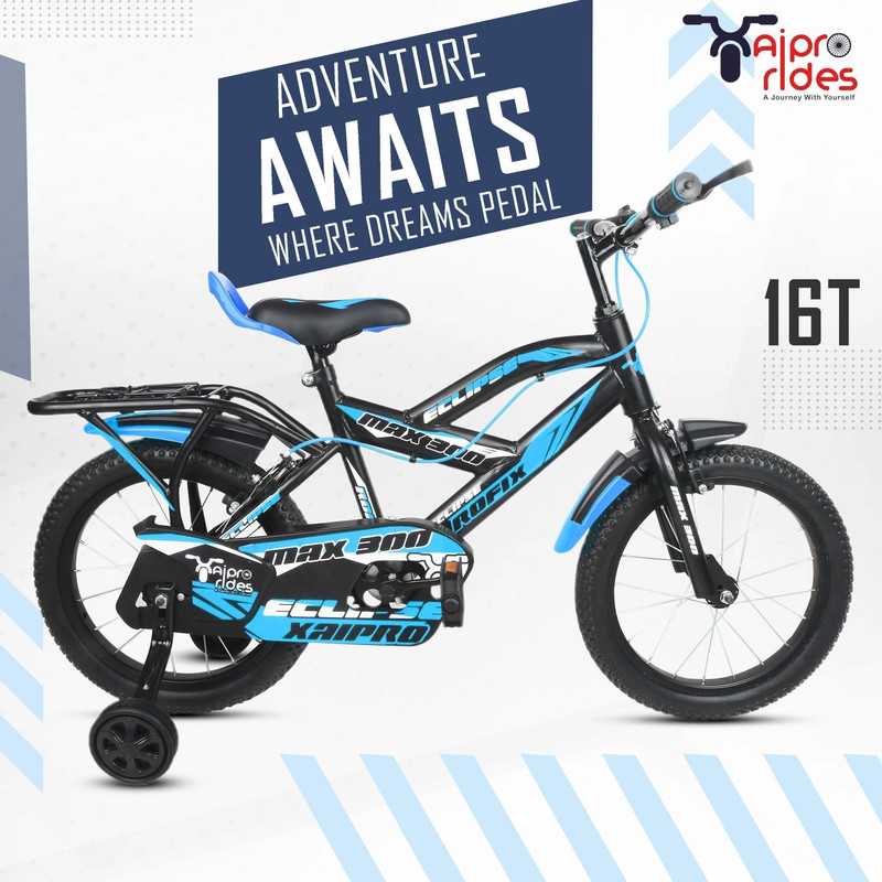 xaipro plus 20T Xaipro Max-300 Kids Ideal for 7 to 10 years kids Sky blue(85% ASSEMBLED) 20 T (inch) Mountain Cycle(Single Speed, Blue, Black, Rigid)