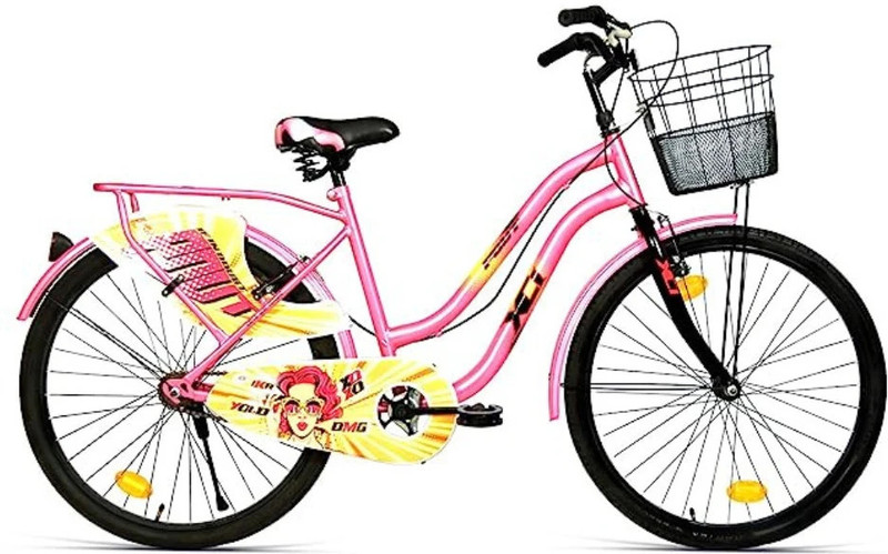 XCi Pout for Women 26 T (inch) Mountain Cycle(Single Speed, Pink, Rigid)