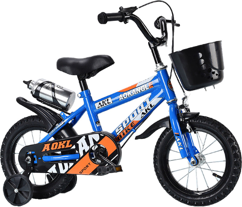 SYGA Bicycles for Kids 2-5 Years Old 12-inch Children's Light Bicycle Magnesium Alloy 12 T (inch) Road Cycle(Single Speed, Brown, Only Front Suspension)