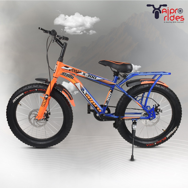 Xaipro 20T MAX300 ORANGE DOUBLE DISC CYCLE FOR KIDS 20 T (inch) BMX Cycle(Single Speed, Multicolor, Rigid)