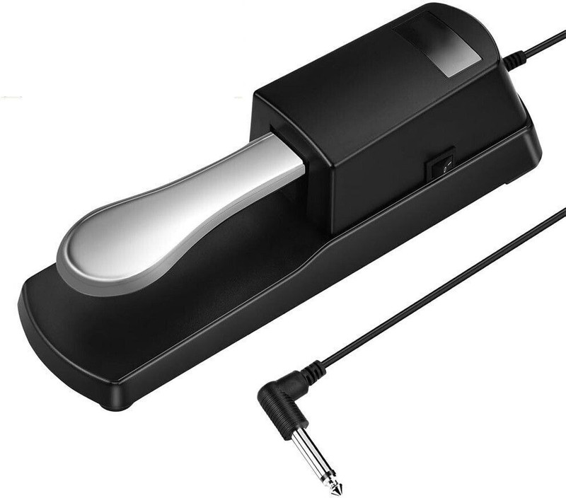 IMAGINEA Piano Sustain Pedal Keyboard Sustain Pedal for Digital Piano Electronic Keyboard Damper & Sustain Pedal