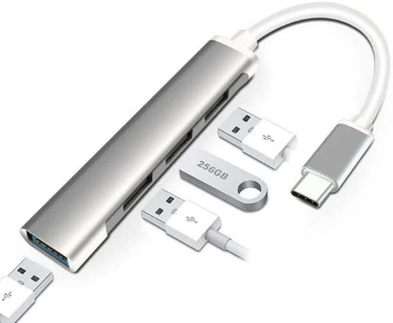 Reedeal Ubon HB-799 4 Port USB Hub Ubon HB-799 4 Port USB Hub Port Relicator(Black)