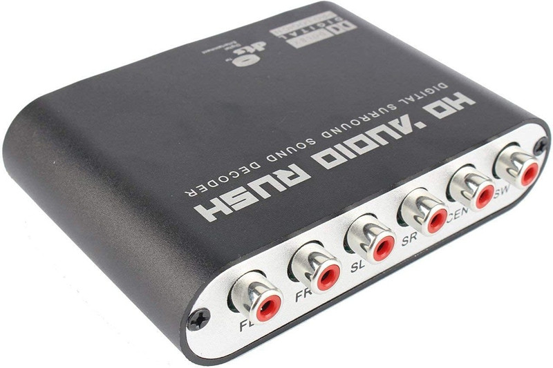 TECHGEAR TV-out Cable HD Audio Rush Digital Audio Gear Decoder Converter Surround TD-569H(Black, For TV)