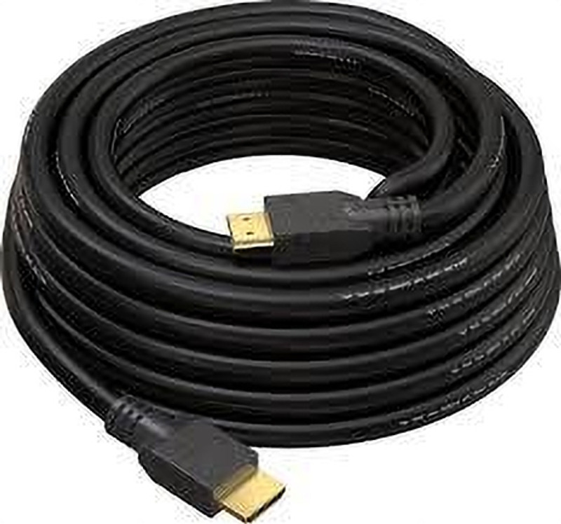 TERABYTE HDMI Cable 28 m HDMI Male to HDMI Male Cable High-Speed 3D 4K Full HD 1080p and Audio Return(Compatible with Laptop, TV, PC, Tablet, Set Of Box, DVR, Black, One Cable)