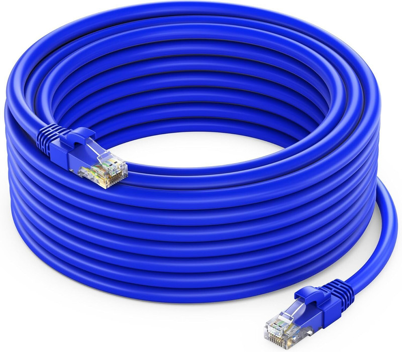 Sadow LAN Cable 10 m High Speed 10 Meter CAT-6 Network RJ45 Ethernet Patch Cord(Compatible with Desktops, Laptops, Servers, Gaming Consoles, TV, Grey)