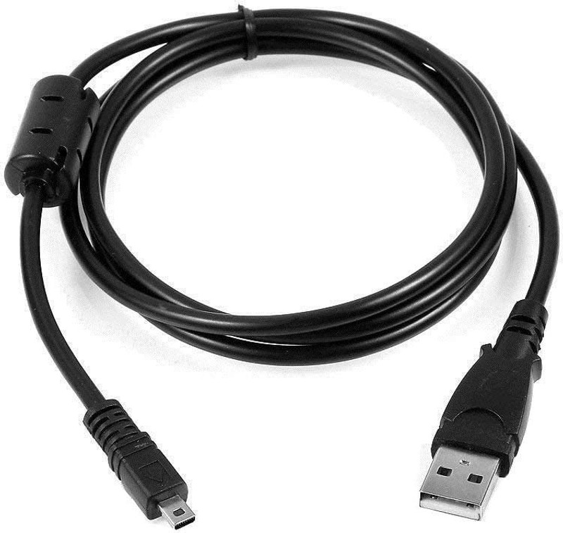 FOX MICRO Lightning Cable 2 A 1.5 m USB Cable CYBERSHOT DSC-W730 / DSC-W830 Digital Camera Battery Charger(Compatible with W730 / DSC-W830bgfr, Black, One Cable)
