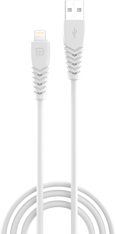 Portronics Micro USB Cable 3 A 1 m POR-1031 Konnect Core II(Compatible with Mobile, White, One Cable)