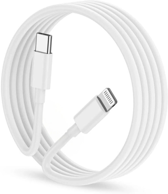 MAK Lightning Cable 4 A 1 m 20W Type C to Lightning Cable, Fast Charge USB C Lightning Speed for iOS Devices(Compatible with iPhone 11 iPhone 12 iPhone 13 iPhone 14 Pro Pro Max X XS X XS MAX, White, One Cable)